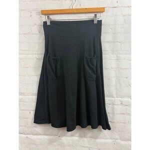 Xhilaration Skirt Womens Size Small Black Pull On Casual Everyday Comfortable